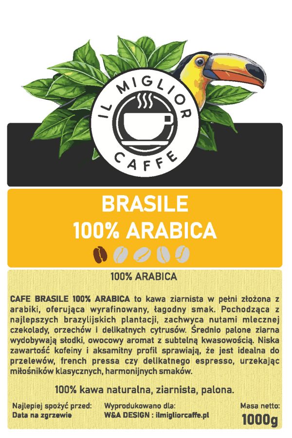 CAFE BRASILE 100% Arabica 1kg