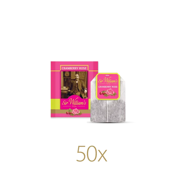Sir William's Tea Cranberry Rose 50szt - obrazek 3
