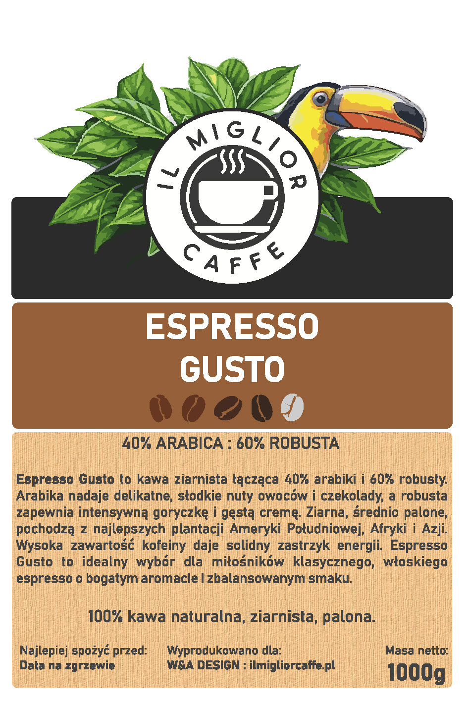 ESPRESSO GUSTO 1kg