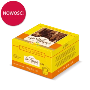 Sir William's Tea Citrus Ginger 50szt