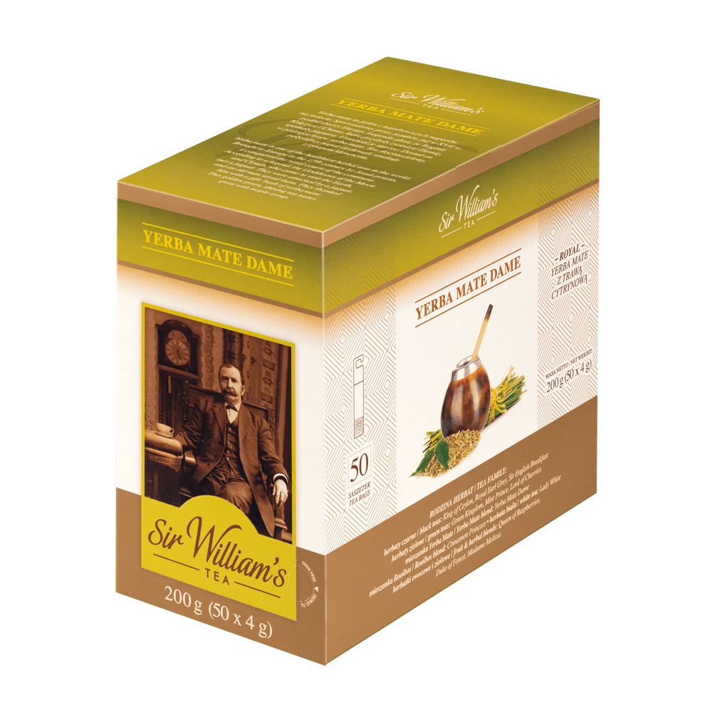 Sir William’s Tea Royal Yerba Mate Dame 50szt